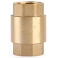 thumbnail image 1 of DN20 3/4" NPT en Ligne Clapet Anti-Retour Laiton Ressort Chargé en Ligne 200PSI, 1 of 8