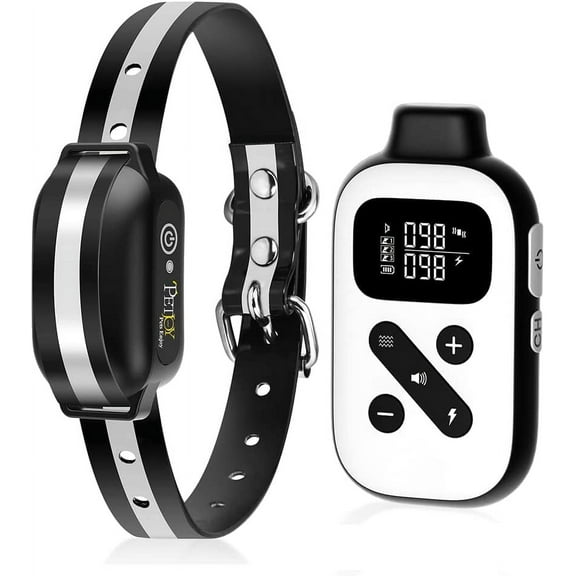 Paipaitek Shock Collar for Large Dogs, Bark Collar with Remote and Automatic Mode, Dog Training Collar with Beep, Vibration and Shock, Waterproof Electric Dog Collars