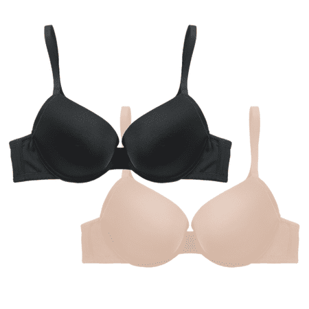 

Women s Signature Lace Push-Up Bra add 2 cup sizes Pack2