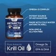 Antarctic Krill Oil 1000mg, Omega3s EPA, DHA, with Astaxanthin
