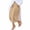 Khaki, variant on Women Capri Pant Baggy Ruched Elastic Waist Summer Casual Fashion Cropped Pants Pleated Front Balloon Pants with Pocket