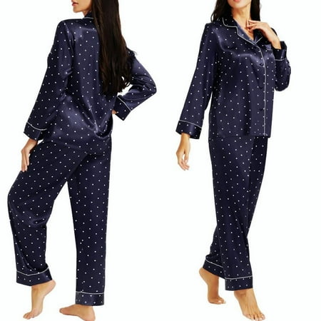 

LONXU Women s Pajamas Sets Soft Long Sleeve Sleepwear XS-3XL All Season