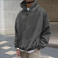 thumbnail image 4 of TINZ Men's Hoodies & Sweatshirts Casual Pullover Long Sleeve Print Hooded Sweatshirt Fashionable Graphic Streetwear Comfortable Mens Tall Sweatshirts Comfy Blanket Hoodie, 4 of 8