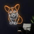 thumbnail image 2 of Handmadetneonsign Corgi Neon Sign, Corgi Led Sign, Corgi Dog Pet Neon Light, Wall Art, Wall Decor, 2 of 5