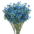 thumbnail image 1 of Flores Artificiales de Gypsophila Azul Oscuro para chicos 3 Ramas 15 Piezas Tacto Real, 1 of 6