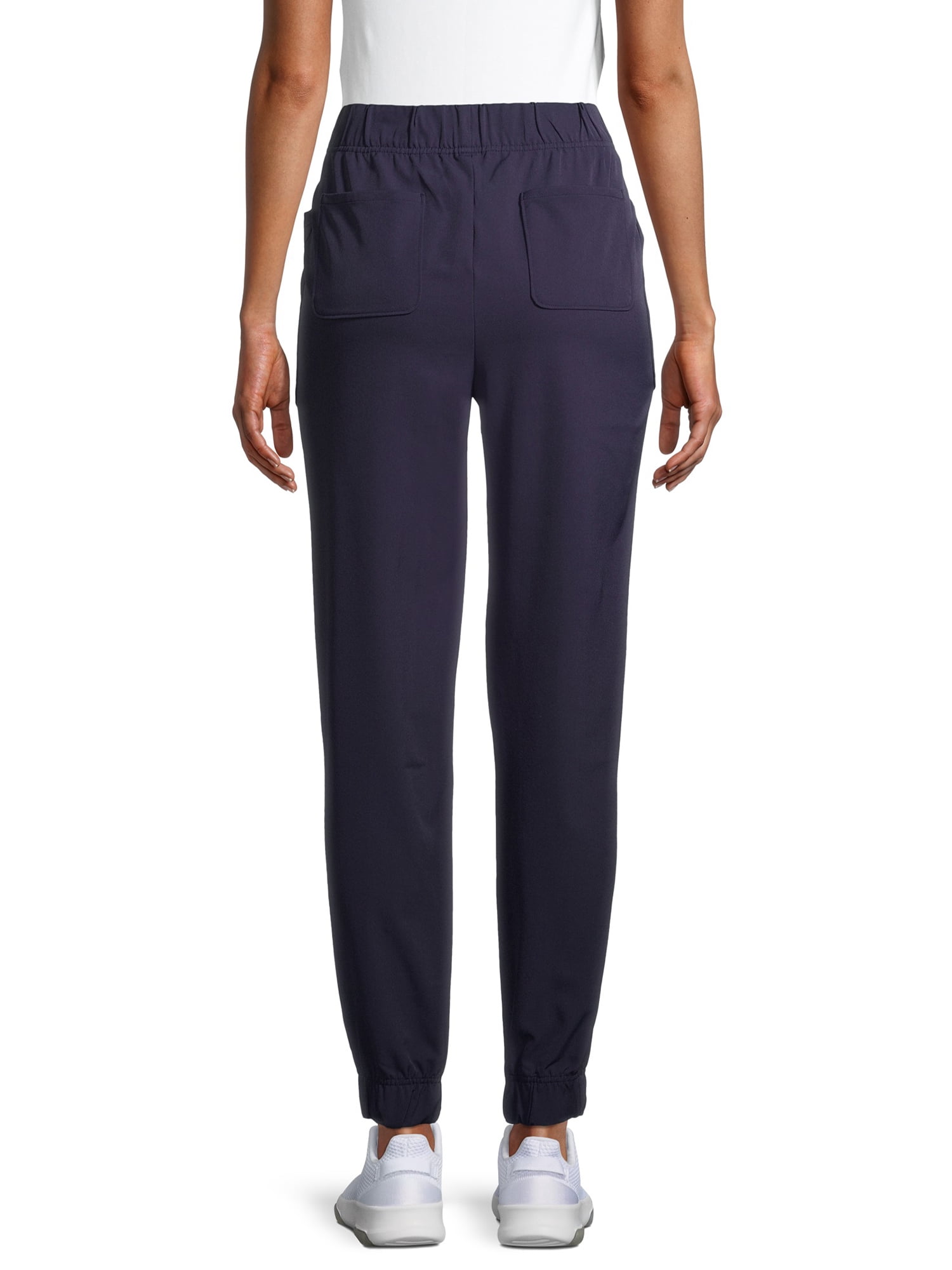 ClimateRight by Cuddl Duds Women's Stretch Woven Jogger Scrub Pants