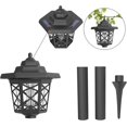 thumbnail image 2 of 2 Piezas Exterminador Solar de Insectos para Exteriores, Exterminador de Mosquitos Solar LED Impermeable para Exteriores, lámpara de luz para Matar Mosquitos con energía Solar para Uso en In, 2 of 5