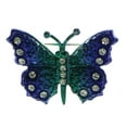 thumbnail image 1 of Butterfly Brooch-Pin Blue & Green Metal With Crystal Accents LQP667, 1 of 2