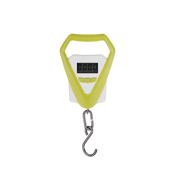 Eigraketly de peso electrónica 50g-20kg g/kg/lbs/oz Pantalla digital LCD de pesaje Buggage Handheld Steelyard Green Type3 NO3 Eigraketly TO008247-02B