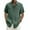 Green, variant on Mens T-Shirt Solid Short Sleeve Stand Collar Buttons Pullover Tops