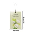 thumbnail image 3 of Closet Air Freshener Odor Eliminating, Scented Sachets, 3X5 In, Floral Fragrance, Hanging Tabs, Small Storage Spaces, Pale Green, 4 Pc, 3 of 6
