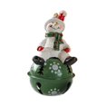 thumbnail image 4 of Campana de hierro Macarena decoración navideña Figura de resina Muñeco de nieve, 4 of 8