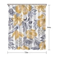 thumbnail image 5 of Pioneer Flower Floral Print Pattern Shower Curtain 72"x84" ,Bathroom Decorative Shower Curtains Set with 12 Hooks,Modern Waterproof Washable Shower Curtain, 5 of 6
