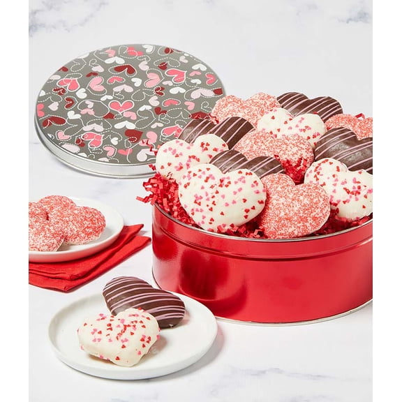 From You Flowers - Valentine's Heart-Shaped Cookies for Birthday, Anniversary, Get Well, Congratulations, Thank You, All Occasions