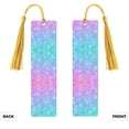 thumbnail image 2 of Kdxio Multicolor Glitter Print Metal Tassel Bookmarks,Perfect Gift for Art Lovers and Bookworms Metal Bookmarks for Women, 2 of 8