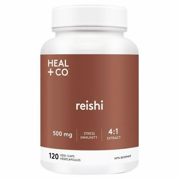 Heal + Co. - Reishi (4:1 Extract) 500mg, 120 Capsules