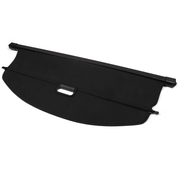 Ikon Motorsports Compatible with 13-18 Acura RDX Tonneau Cargo Shade Cover Black-Vinly Aluminum Rod