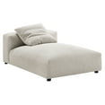 thumbnail image 5 of 2 pcs Modular Sofa Chaise Sectional, Brown, Fabric, Living Room Lounge Cafe Lobby Hospitality Restaurant, Modern Contemporary, HB37422, 5 of 11