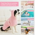 thumbnail image 7 of Pet Bath Robe, Dog Super Absorbent Quick Dry Towel, Doggy Drying Robe For Small Dogs - Xs, 1Pc, 7 of 7