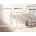 thumbnail image 2 of LumiSource Fuji Stacker 30" Fixed-Height Barstool - Set of 3, 2 of 6