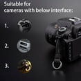 thumbnail image 4 of ERDS-Camera Strap Quick Release QD Loops Connector for DSLR SLR Mirrorless Cameras Neck Shoulder Strap Binoculars Adapter Connect Connection Links(Big), 4 of 4