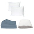 thumbnail image 1 of Protector de colchón King Size Spring Air UltraSoft + Sábanas + 2 Almohadas de Osos, 1 of 8