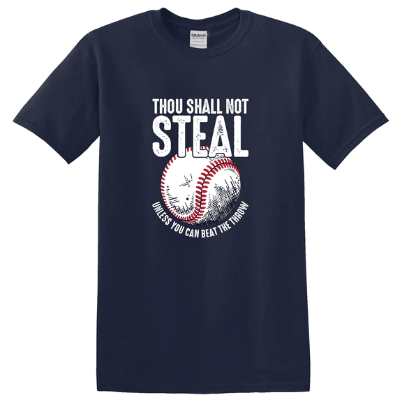 Vintage Baseball Thou Shall Not Steal Baseball Lover T-shirt