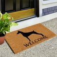 thumbnail image 2 of Calloway Mills Doberman Outdoor Doormat 17" x 29", 2 of 2