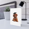 thumbnail image 5 of DistinctInk Greeting Card / Note Card - Dogue De Bordeaux Puppy Graduation - PACK of 5, 5 of 7