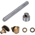 thumbnail image 2 of 20sets Boot Lace Hooks Kit Brass Shoes Eyelets Buckles and Press Stud Tools with Rivets and Rings for Climb Hiking Shoes Antique Brown, 2 of 9
