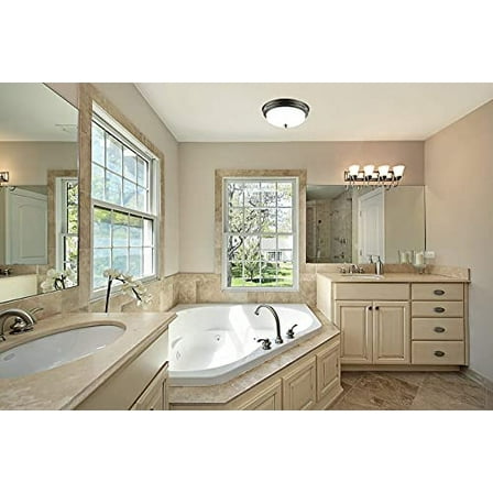 Akicon Ultra Quiet Bathroom Exhaust Fan with Light and Nightlight 110CFM 1.5 Sone Ventilation Fan Bronze - 3 Years Warranty