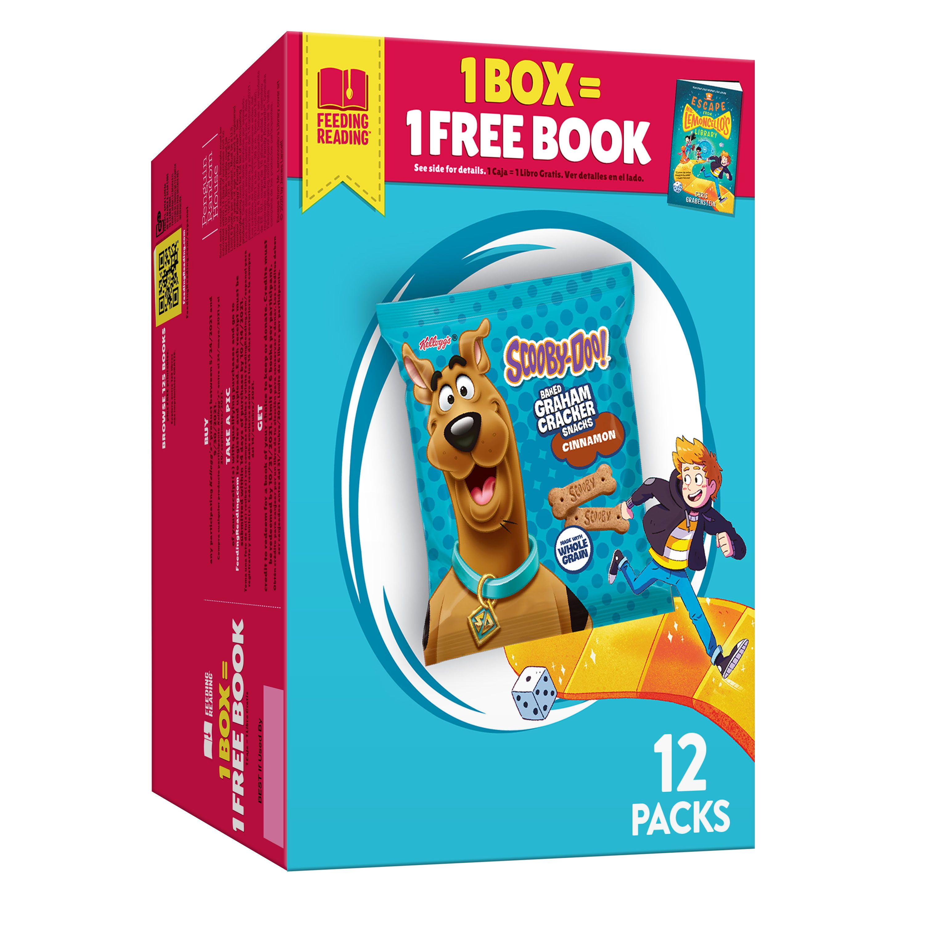 Kellogg's SCOOBY-DOO! Baked Graham Cracker Snacks, Made with Whole
