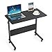 thumbnail image 2 of soges Mobile Side Table 31.5 '' End Table Sofa Table with Slot & Wheels Computer Desk Adjustable Movable Laptop Computer Stand Office Side Table,Black, 2 of 4