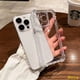 thumbnail image 1 of Funda De Teléfono Resistente A Los Golpes Compatible Con IPhone 11 XR X 7 8 Plus 14 13 12 Pro MAX XS Lujo Simple Chapado Botones Galvanizados Macaron Color Caramelo Suave TPU Cubierta Trasera, 1 of 3