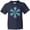 Navy, variant on Inktastic Icy Blue Winter Snowflake Youth T-Shirt
