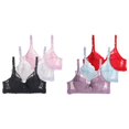 thumbnail image 1 of (2-Pack) Rinsvye Women Full Cup Underwire Bra Set Stretchy Fabric Various Sizes Available Stylish Trendy Look Everyday Comfort, 1 of 3