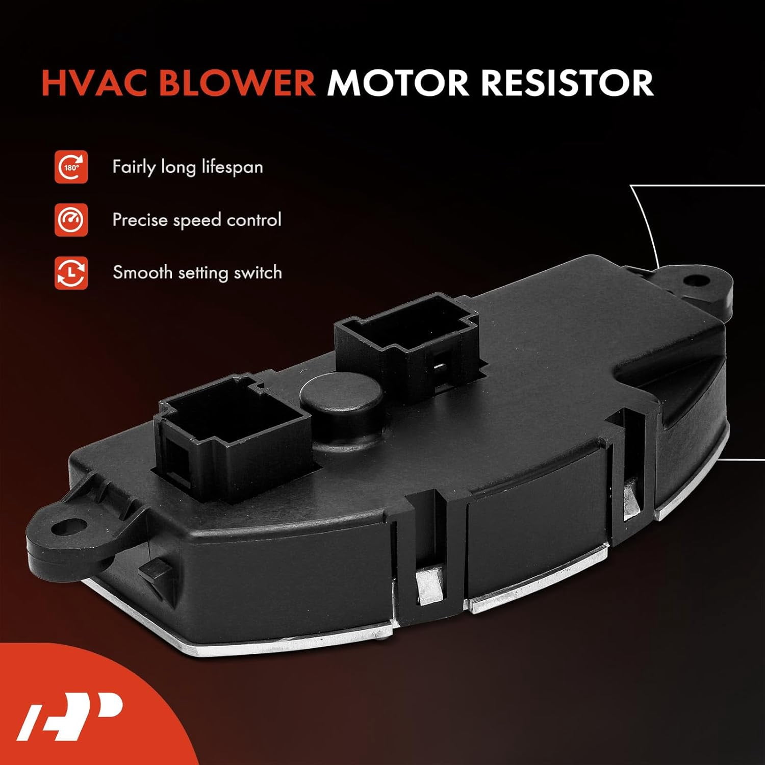 A-Premium HVAC Blower Motor Resistor Compatible with Audi Vehicles - Q7 2017-2020, Q8 2019-2020, S8 2020, A8 Quattro 2019-2020 - Rear Side, Replace# 4M0820521