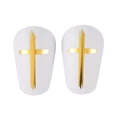 thumbnail image 4 of Soccer Shin Guards Mini Pads de fútbol Equipo de protección (XS) White 2pcs, 4 of 6