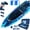 Blue, variant on S15 Fast RC Boat with LED Lights, 30+KM/H, High Speed Remote Control Racing Boat, Self-Righting, 2 Batteries, 30+ Mins, 2.4GHz Pool & Lake Toys for Kids & Adults