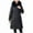 Black, variant on Long Coat for Women Winter Solid Casual Thicker Coats Zipper Down Jackets Overcoat with Faux Fur Hood Warm Winter Clothes Beige,M Winter Coat for Women