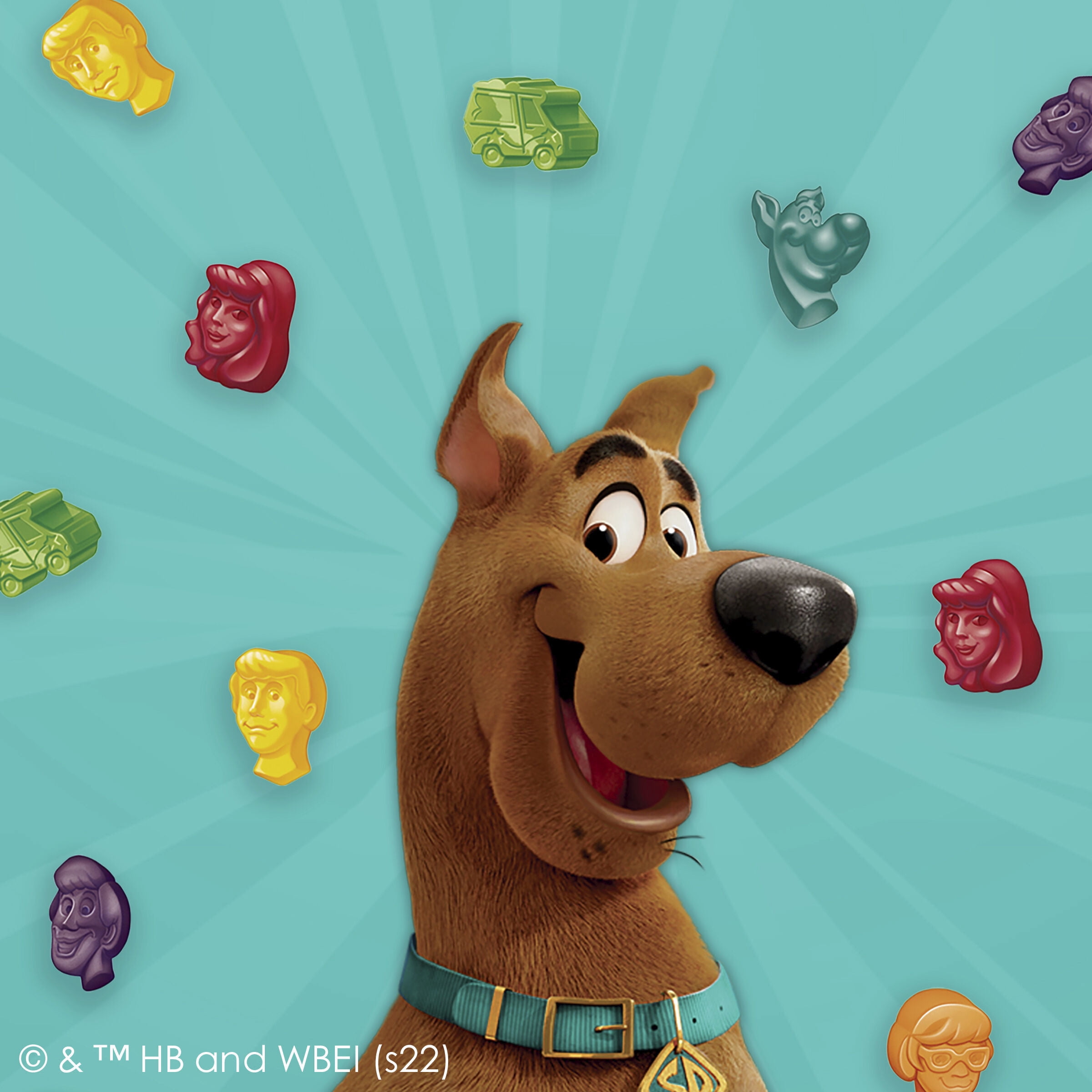 (6 pack) Scooby-Doo Fruit Flavored Snacks, Gluten Free, Kids Snacks, Value Pack, 22 Count, 17.6 oz