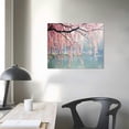 thumbnail image 3 of Creowell  Cherry Blossom Festival Art Japanese Pink Cherry Blossom Poster Decorative Painting Canvas Wall Art Living Room Posters Bedroom Painting (20x16 in/16x12 in), 3 of 4