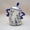 Navy Blue, variant on Jars and Canisters With Attitude, Large Tea Coffee Jug With Lid, Good Sealing and Printed Sassy Teapot, Kitchen Organizers and Storage Container, Coffee Tea Candies Eggs Storage Canister (sky blue)