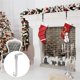thumbnail image 4 of 4 soportes para calcetines navideños Ganchos metálicos para colgar calcetines navideños Soportes para calcetines para la repisa de la chimenea para decoraciones navideñas, 4 of 6