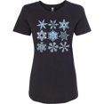 thumbnail image 3 of Inktastic Winter Snowflakes Women's T-Shirt, 3 of 5