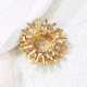 thumbnail image 2 of Broche de girasol para mujer, broches de flores de sol elegantes hechos a mano con diamantes de imitación de cristal de Color, Pins4pcs, 2 of 5
