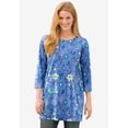 thumbnail image 6 of Woman Within Plus Size Perfect Printed Three-Quarter-Sleeve Scoopneck Tunic, 6 of 6