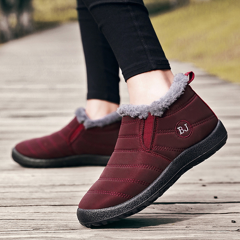 Ablanczoom Women's Snow Boots Warm Faux Fur Ankle Booties photo 4