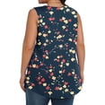 thumbnail image 4 of Cilsoka Womens Plus Size Tank-Tops 2026 Casual V Neck Sleeveless T Shirts Flowy Pleated Tunics Trendy Cute Blouses ,Graphic Tank Tops for Women Gym, 4 of 5