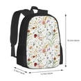 thumbnail image 3 of Daiia Wildflower Watercolor Backpack for Men and Women -Durable Backpack Large Capacity, Water-Resistant Bag with Adjustable Straps and Laptop Compartment, 3 of 9